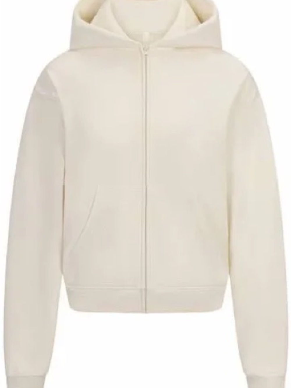 SKIMS Full-Zip Hoodie Oatmeal Heather